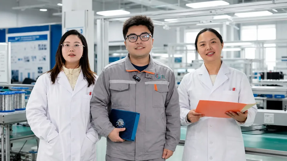 RaySensing engineering team in the laboratory