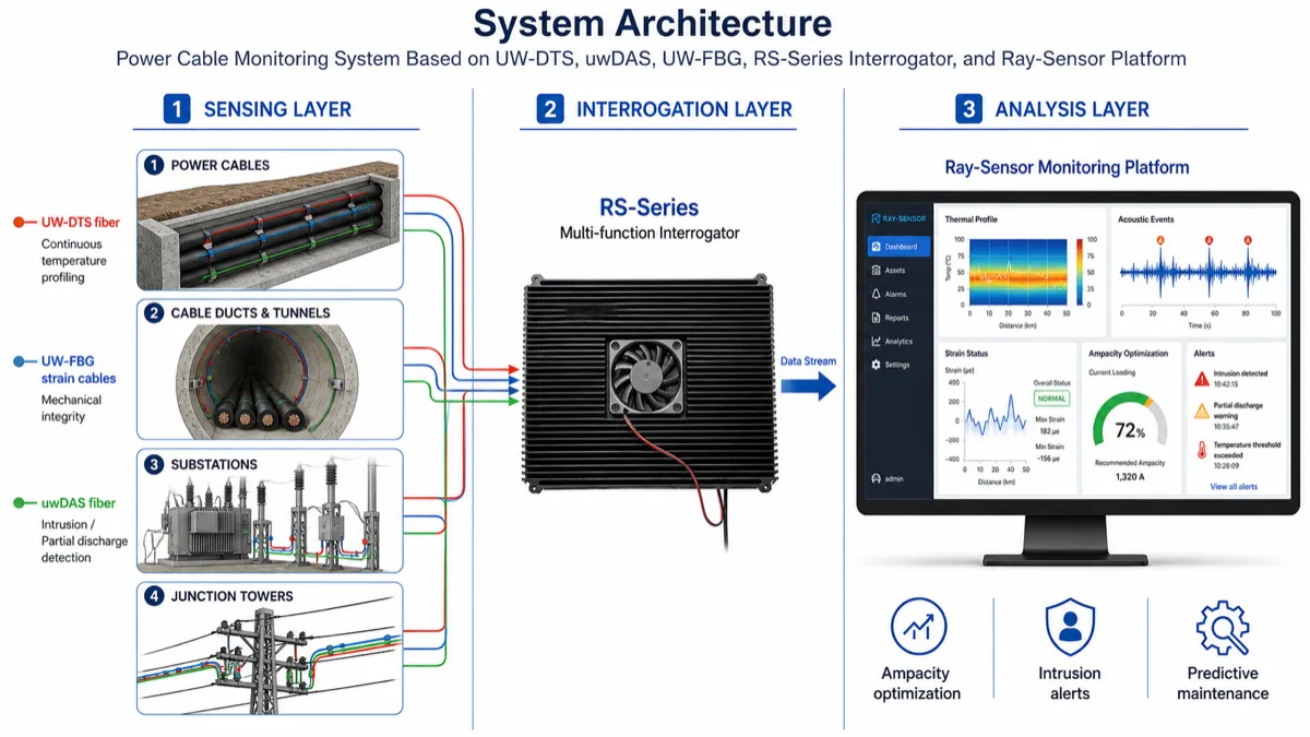 Power Cable & Utility Corridor Monitoring System Architecture